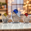 Noble Unique Design Custom Achievement Trophy Crystal Teamwork Award