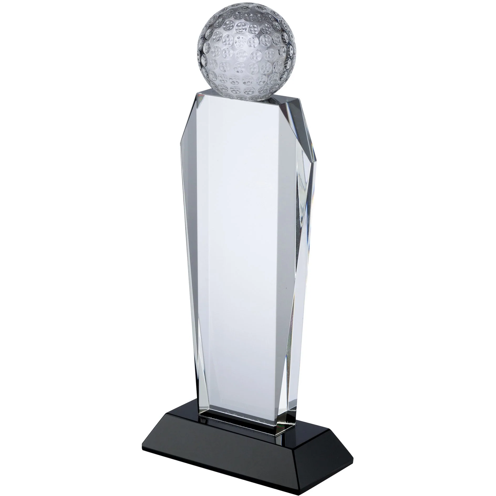 Noble Manufacturer Crystal Glass Outdoor Sports Gift Customized Personalized Bespoke Logo Golf Trophy Award Hand Craft