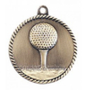 Noble High Quality Gold Metal Golf Business Gift Sports Awards Custom Bespoke Logo Golf A Hole in One Trophy Medal