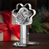 Noble Crystal Cat Paw With 3D Laser Engraving Picture Inside Cat Paw Pet Gift LED Key Chain