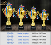 Wholesale High Quality Gold Metal Custom Trophy