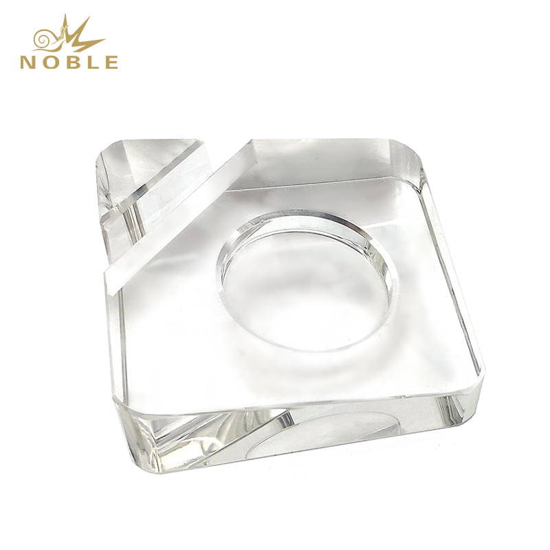 Custom Crystal Business Gift Crystal Name Card Holder with Clock