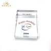 Business Souvenir Custom Logo Crystal Name Card Holder
