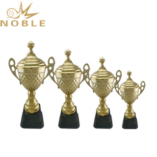 Unique Design Shiny Gold Metal Golf Champion Sports Trophy