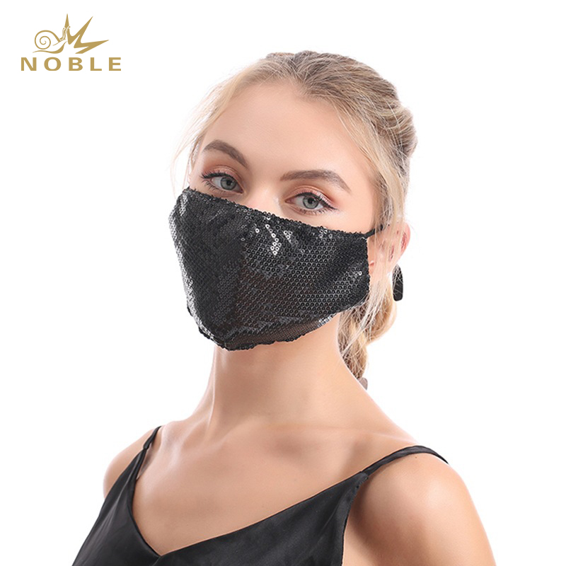 Sequins Masks Glitter Washable Face Mask Masquerade Ball Party Facial Decoration Mask for Women