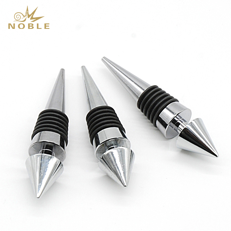 High Quality Vacuum Metal Wine Stopper Wine Bottle Stopper Silicone Wine Stopper 