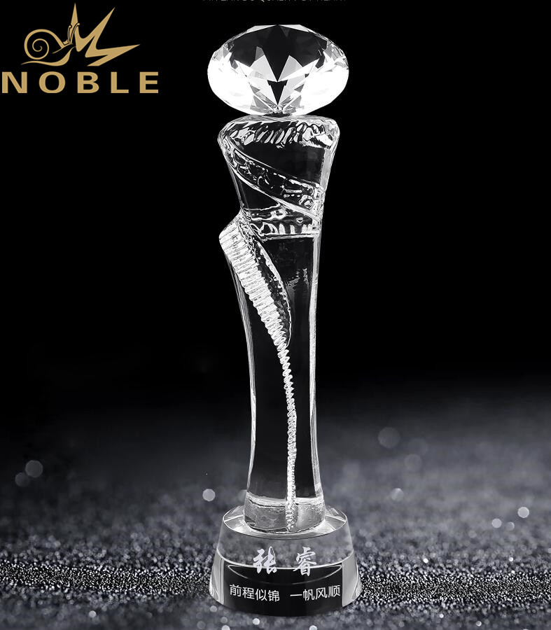 Noble Custom Crystal Diamond Trophy