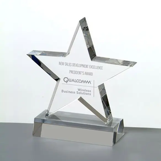  New Design Custom Crystal Star Award As Business Gift