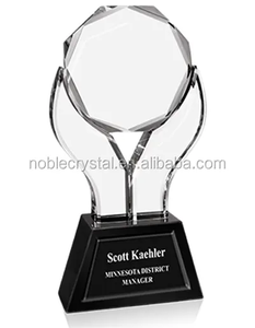  Custom Crystal Sunflower Trophy Award As Business Souvenir Gift
