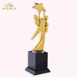 New Design Creative Metal Star Trophy Custom Figurine Award 