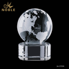 Custom Crystal Globe Award Trophy on Clear Base