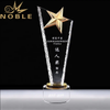 High Quality Engraving Custom Metal Star Crystal Award Plaque