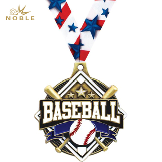 Best Selling High Quality Metal Sports Custom Baseball Shieldz Medals