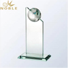 Custom Engraving Jade Glass Custom Globe Trophy