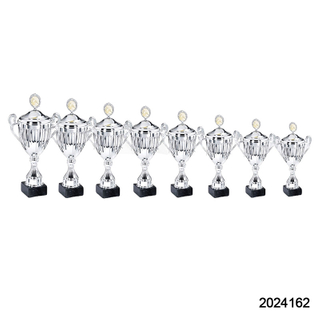 2024 New Design Different Size Custom Made Marble Base Sports Golf Soccer Basketball Marathon Custom Logo Gold Metal Silver Dance Trophy Cup 