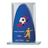 Noble Manufacturer Wholesale Cheap Glass Plaque With Custom Printing Logo UK Gift Personalized Hand Crafts Soccer Trophy Award