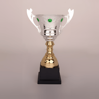 2024 New Design Different Size Custom Made Marble Base Sports Golf Soccer Basketball Marathon Custom Logo Metal Silver Metal Trophy Cup 