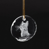 Noble Manufacturer Wholesale UK Gift Personalized Pet Crystal Glass Souvenir Plaque Hanger