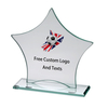 Noble Manufacturer Wholesale Glass Plaque With Custom Printing Logo UK Gift Personalized Sports Soccer Trophy Award Plaque