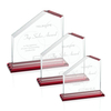 Noble Wholesale Cheap Different Color Options Outdoor Sports Business Gift Custom Personalized Logo Glass Trophy Award Plaque