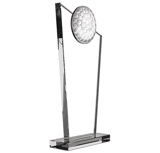 Noble Sword Metal Crystal Glass outdoor Sports Customized Personalized Bespoke Golf Embedded Trophy Award