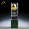 Noble Marble Metal Golf Ball Crystal Outdoor Sports Customized Personalized Golf Trophy 