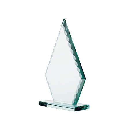 Noble Greenwich Arrow Crystal Glass outdoor Sports Customized Personalized Bespoke Logo Golf Trophy Award