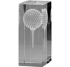 Noble 3D Laser Cube Crystal Glass outdoor Sports Customized Personalized Bespoke Golf Trophy Award