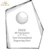 Noble Brink Crystal Glass Outdoor Sports Customized Personalized Bespoke Logo Golf Trophy Award
