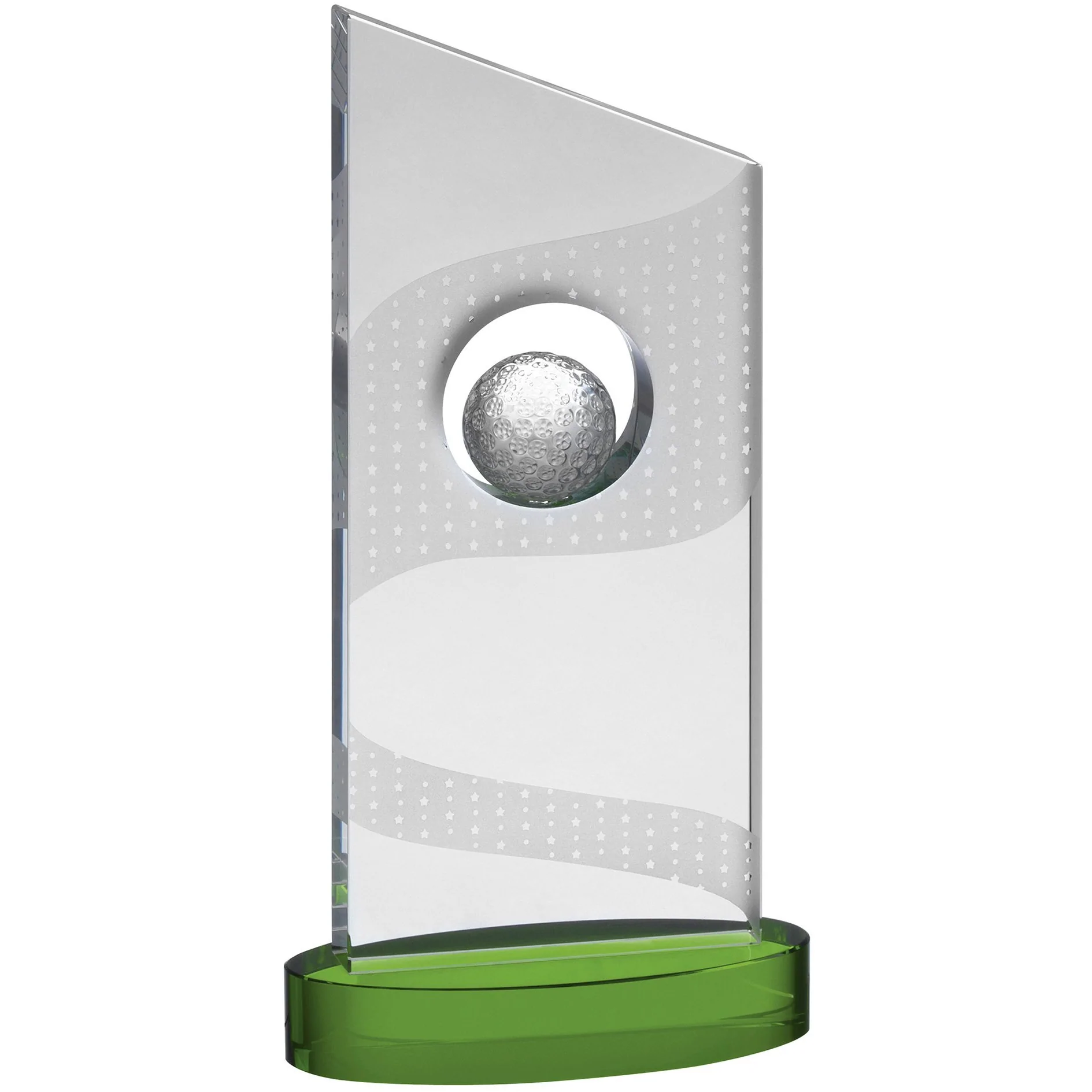 Noble Manufacturer Crystal Glass Outdoor Sports Gift Customized Personalized Bespoke Logo Golf Trophy Award Hand Craft