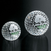 Noble High Quality Crystal Glass Business Gift Sports Awards Custom Bespoke Logo Golf A Hole in One Trophy Hand Craft