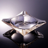 Noble Optical Crystal Award Custom Logo Business Office Gift Ashtray Hand Craft