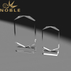 Noble Square Cutting Faced Top K9 Quality Crystal Plaque Award 