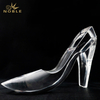 Noble Customized Crystal High Heel Shoe Trophy Award Valentine's Day Gift Favor Shoes Shop Dectorations