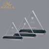 High Quality Beautiful Triangle Custom Crystal Plaque Award