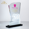 Custom Made Crystal 20 Years Anniversary Trophy Award 