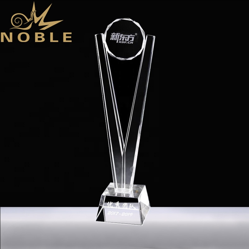 New Design High Quality Custom Engraving Crystal Trophy Award