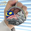 High Quality Custom Design COVID-19 CORONA Virus Metal Medal with Metal Chain As Ribbon 