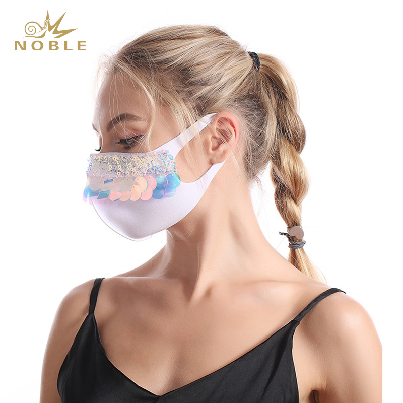 Wholesale 2020 China Supplier New Style Rhinestone Party Fashion Face Mask with Design 