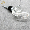 High Quality Food Grade Personalized Design K9 Crystal Swan Wine Whisky Bottle Stopper for Wedding Souvenirs 
