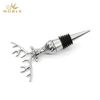 Custom Decoration Metal Wine Bottle Stopper Deer Head Shaped Bottle Stopper