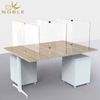 Custom Social Distancing Protective Sneeze Guards Portable Acrylic Plexiglass Freestanding Shield Desk Offices Sneeze Guard
