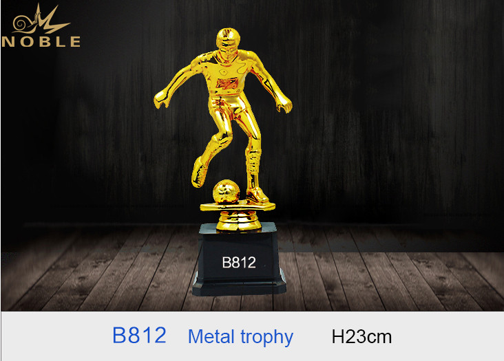 Shiny Gold Metal Scooer Player Figurine Award Trophy