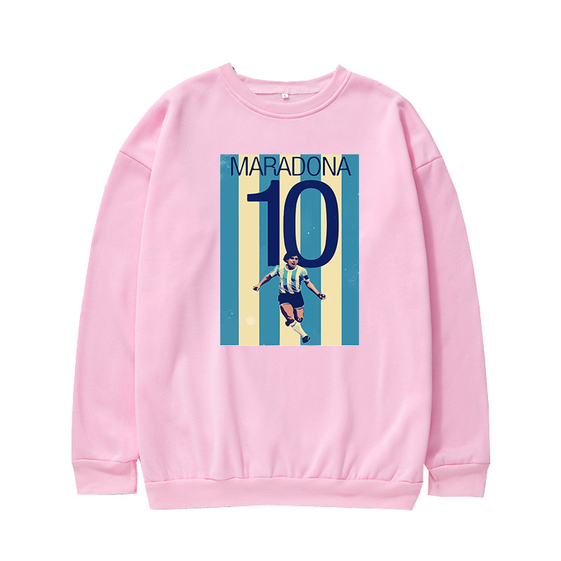 Custom Printing Diego Maradona Blank Pullover Sweatshirt for Pray for Maradona