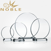 Custom Engraving Blank Glass Round Plaque Trophy