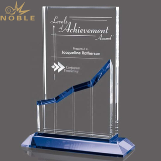  New Design Custom Achievement Crystal Teamwork Trophy