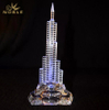 Dubai Famous Landmark Tourist Souvenir Gift Crystal Replica Burj Khalifa 3D Crystal Khalifa Tower