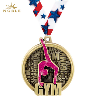 Custom Sports Kudos Female Gymnastics Medal
