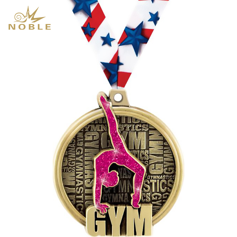 Custom Sports Kudos Female Gymnastics Medal