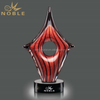 Wholesale Hand Blown Glass Trophy